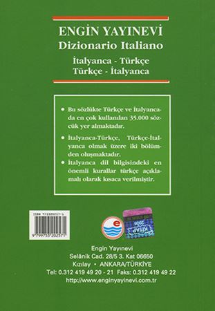 Italyanca Sozluk - Dizionario Italiano