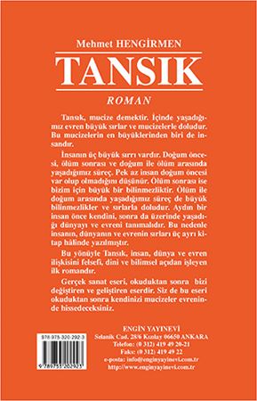Tansık I - İnsanın Üç Büyük Sırrı