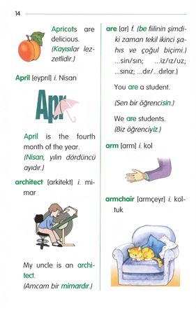 İlköğretim 4-5. Sınıf Resimli İngilizce-Türkçe Sözlük